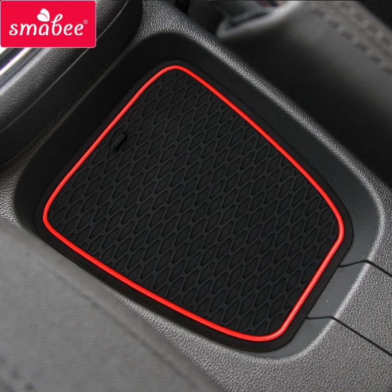 Противоскользящие коврики для ворот и чашек Volkswagen Polo GTI 2011 2019 2020 пылезащитные