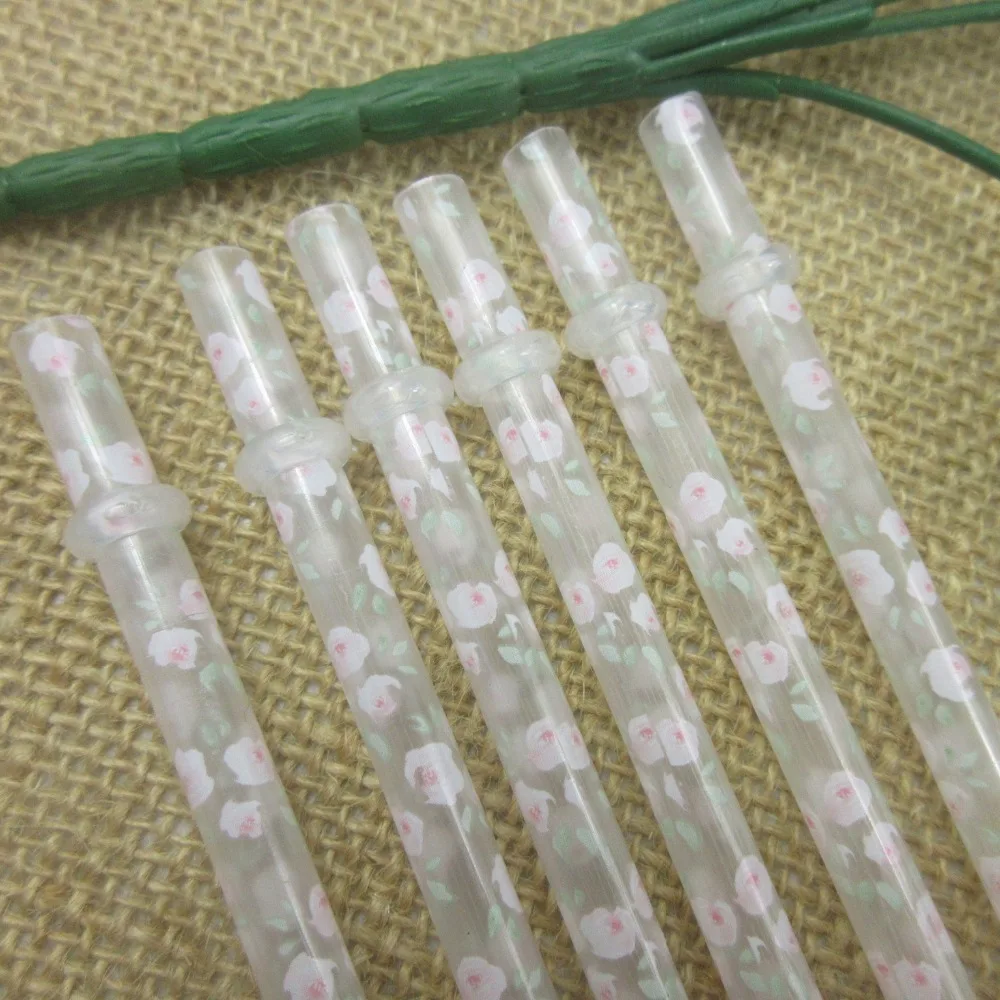 100 шт. многоразовые биоразлагаемые соломинки не содержит Бисфенол А 9 дюймов