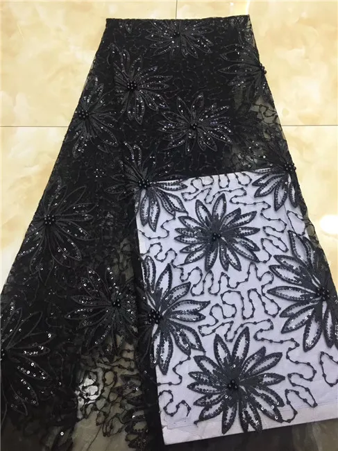 

Elegant 3D Flower French Lace Fabric Embroidered 2019 African French Lace Materials Nigerian French Tulle Mesh Lace For Bridal