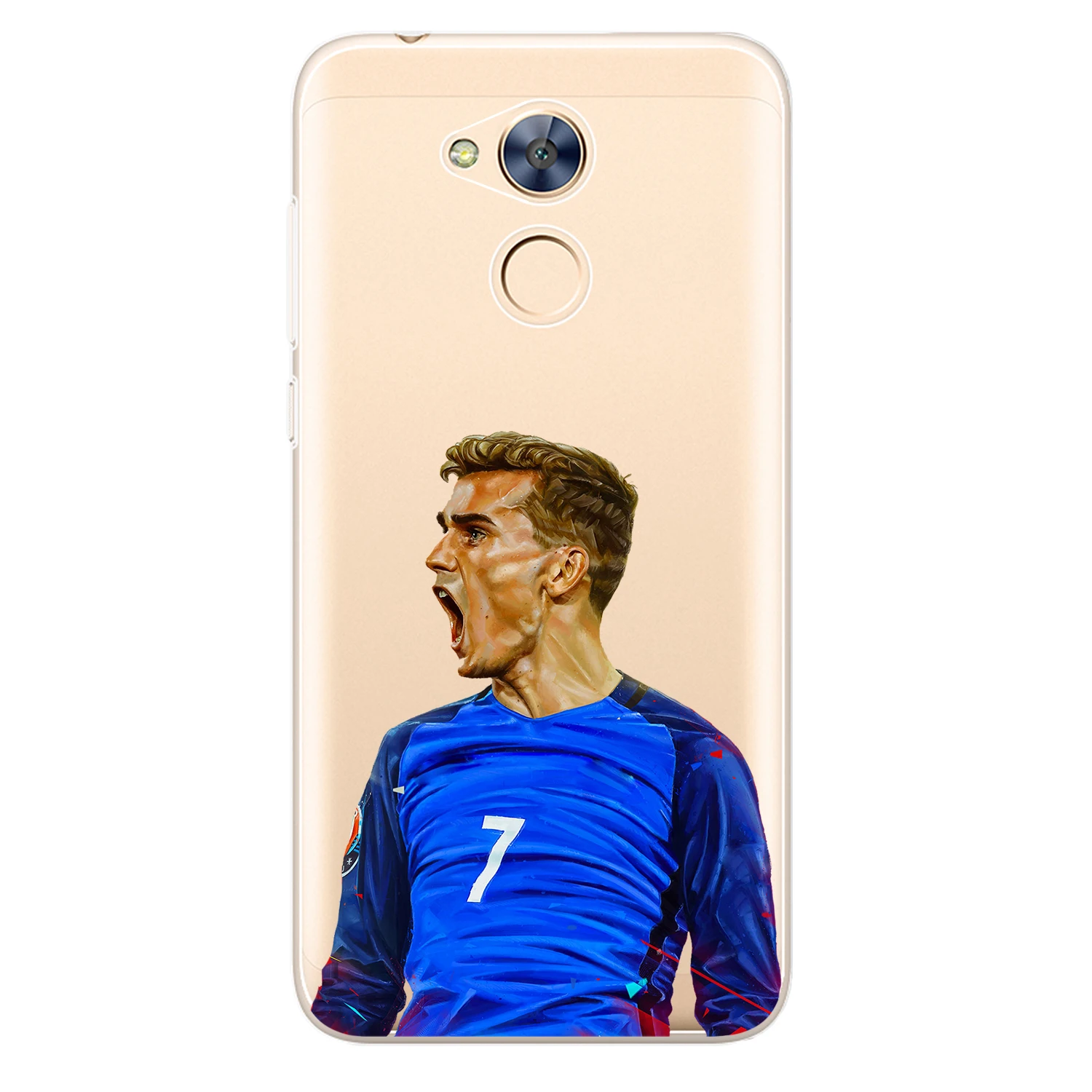 For Huawei Honor 6A Case Cover 5.0&quot Soft TPU Silicone Popular Cool Kobe James Jordan Messi Ronaldo Star 23 24 Painted Phone |