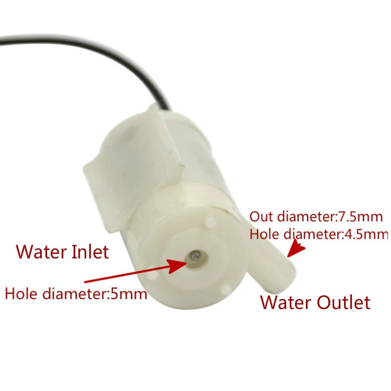 1 шт. беззвучный погружной насос водяной постоянного тока 3V 5V для ПК водяное