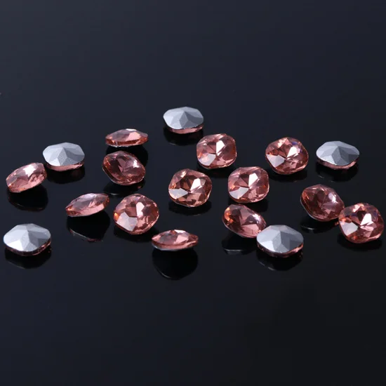 Water Red Полная красота 10 шт. хрустальные стразы для украшения ногтей квадратный 3D камень золотые подвески Алмазный аксессуар из камней ногти маникюр CH823 - Цвет: Water Red