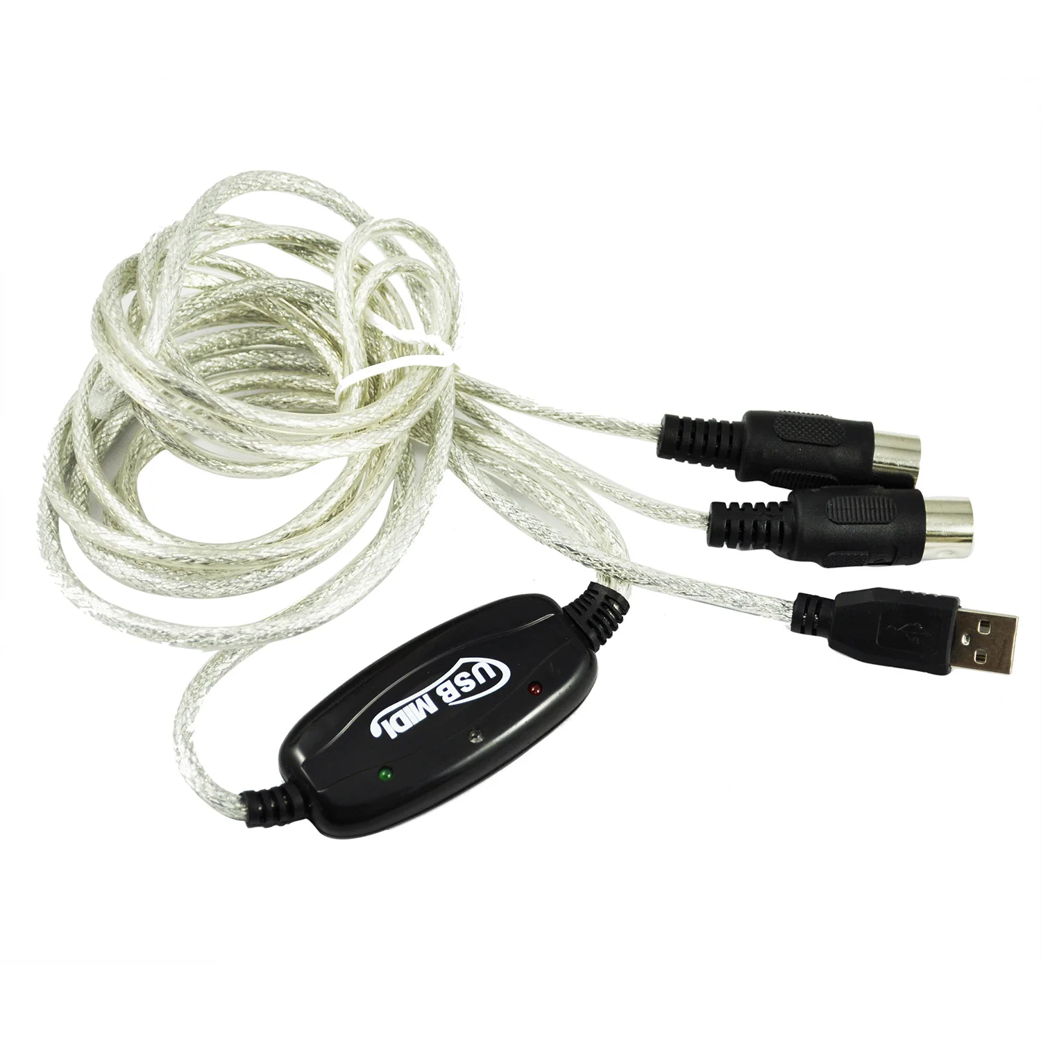 USB MIDI кабель адаптер для музыкальной клавиатуры портативных ПК XP Vista mac | Спорт и