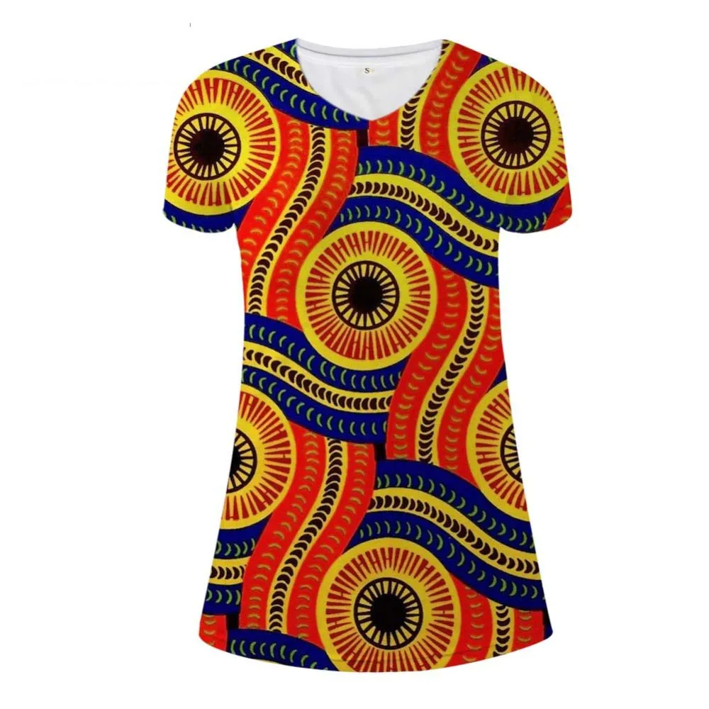 Женское платье-карандаш NoisyDesign модное короткое платье в африканском стиле с