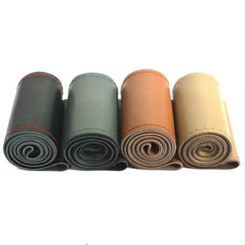 Универсальный чехол рулевого колеса автомобиля с иглы и нитки искусственная