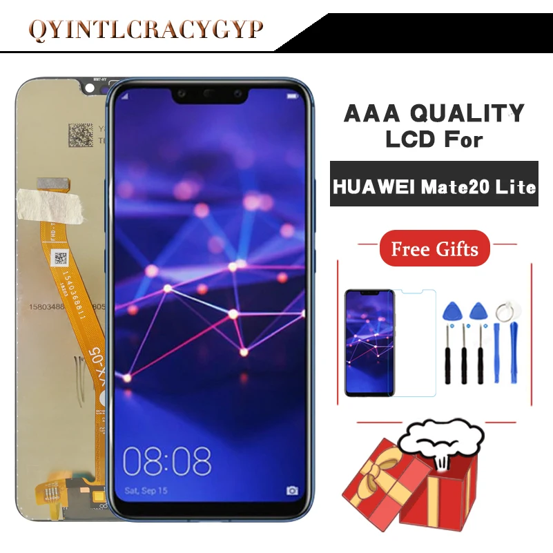 6 3 дюйма + ЖК дисплей с рамкой для Huawei Mate 20 lite сенсорный экран дигитайзер HUAWEI Lite SNE