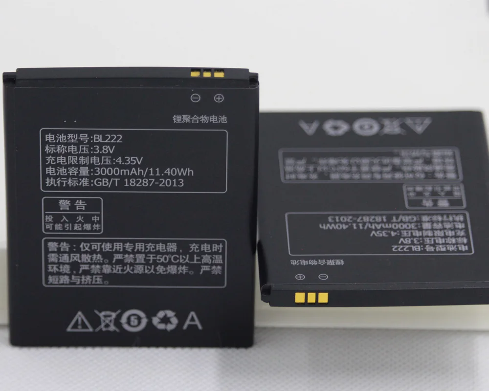 ISUNOO 10 шт./лот BL222 мобильный аккумулятор для Lenovo BL 222 S660 S668T S 660 668T 3000 мАч 3 8 в
