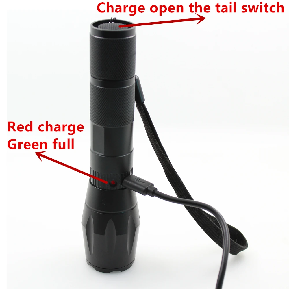 2017 SHuoLiDe Новый E17 B Cree Xml T6 1000 люмен USB Перезаряжаемый Фонарик масштабируемый