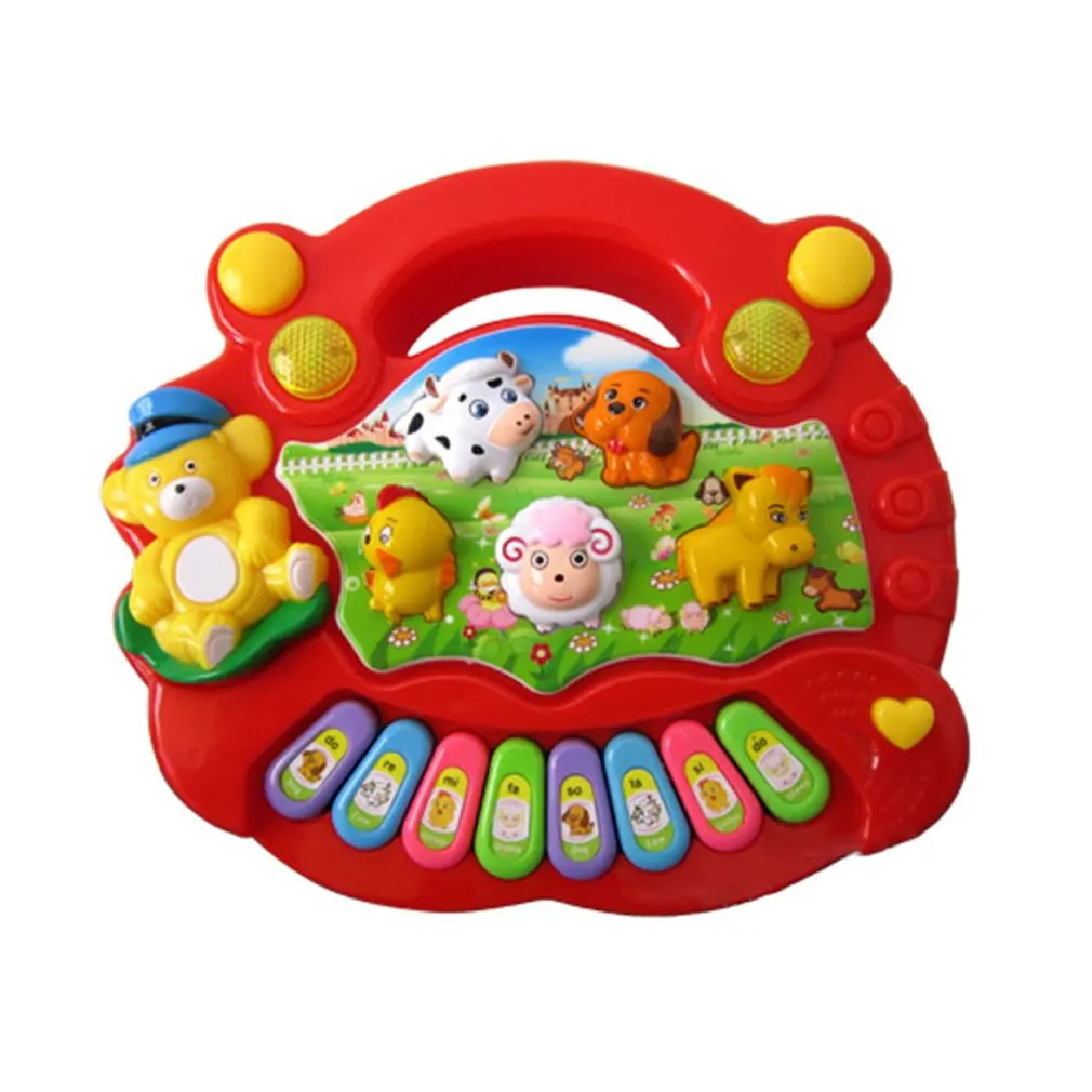 Популярные Музыкальные инструменты игрушки с клавиатурой портативные детские