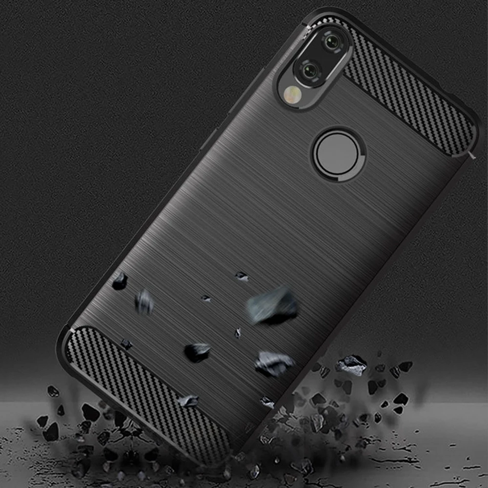 Redmi Note 7 Чехол силиконовый матовый Броня TPU бампер ударопрочный задняя крышка Romged