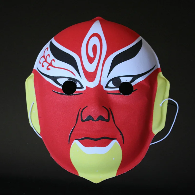 M086 10pcs Chinese Style Hand Paint Beijing Opera Facial Makeup Hetianlong Traditional Mask Home Decoration | Дом и сад