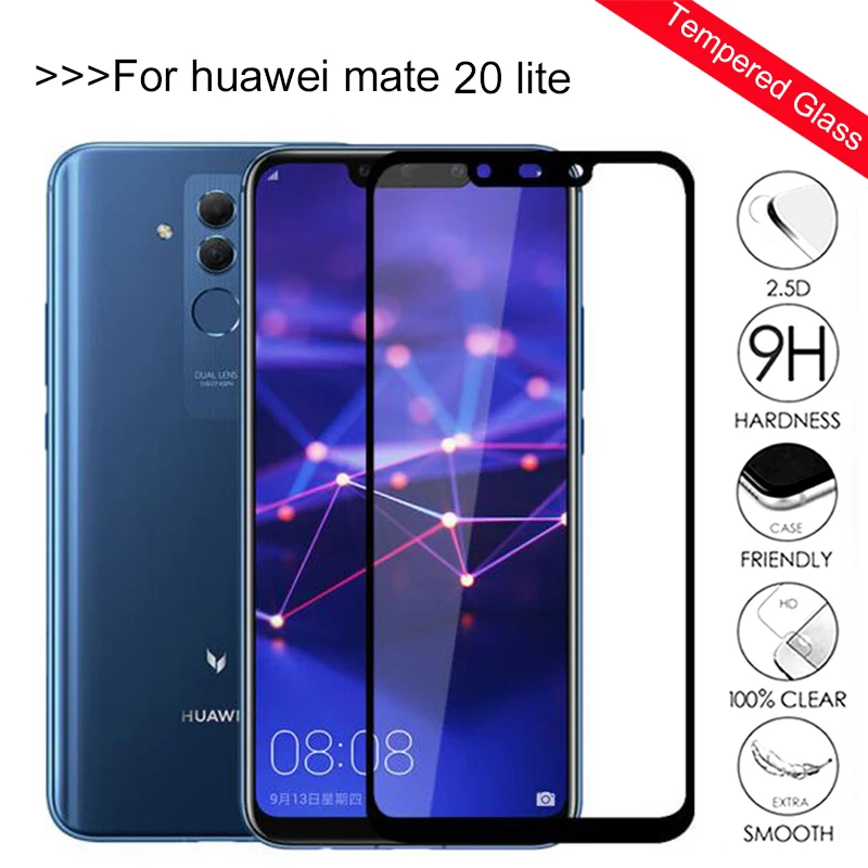 Закаленное стекло с полным покрытием для huawei mate 20 lite для huawei P20 pro mate20 протектор P20Lite P 20 p20 Plus защитное стекло