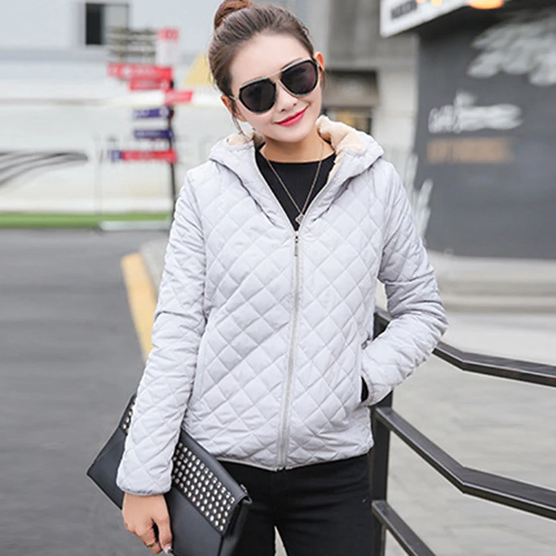 Новинка осени 2020 базовые куртки для женщин зимние вельветовые пальто с капюшоном