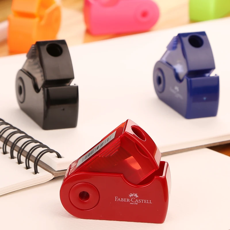 Германия Фабер Кастель двойное отверстие одно точилка для карандашей школьные