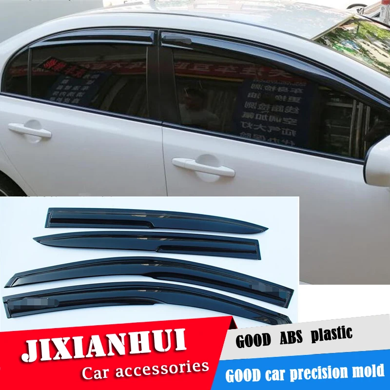 For Honda civic Plastic Window Visor 2006-2010 Vent Shades Sun Rain Deflector Guard 4PCS/SET Car Styling | Автомобили и мотоциклы