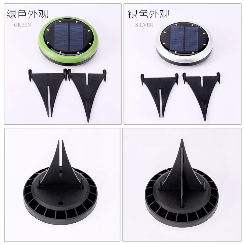 

led undergroud light outdoor solar lamp waterproof garden landscape deck lights