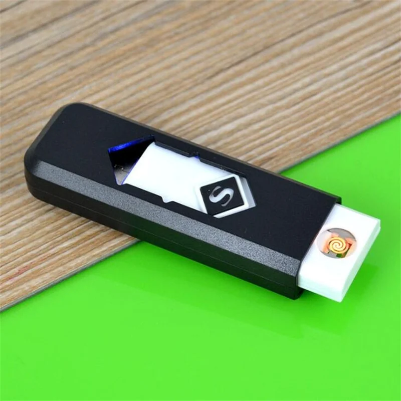Портативный прикуриватель с защитой от ветра и USB зарядкой зажигалка для сигарет