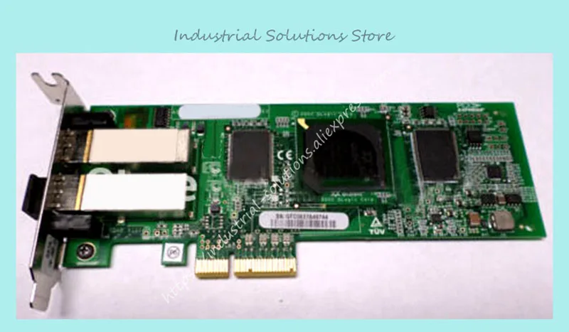 QLE2462 SUN PCI E двойной порт 4 Гб карта 375 3356 SG XPCIE2FC QF4 волокно 100% Протестировано