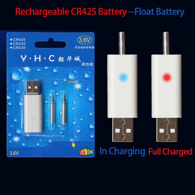 Перезаряжаемые cr425 Батарея Поплавки матч USB к Применение Костюмы для различных