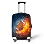 Дорожный чемодан для багажа, защитный чехол с пламенем, чемодан, Дорожный чемодан, аксессуары для путешествий