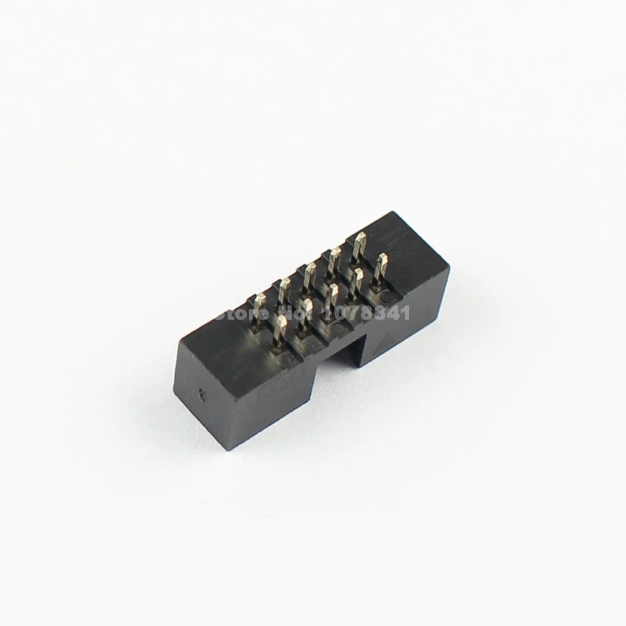 100 шт. 2 мм 2x5 контактов 10 прямой Штекерный кожух PCB Box header IDC разъем|sockets 2mm|socket headersocket