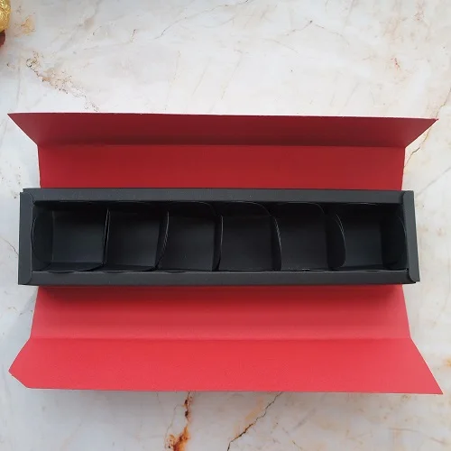 only 10pcs red box 22,5*4*3,5 см Глубокий сапфир синий красный 10 наборов бумажная коробка для шоколада на День святого Валентина Рождество День Рождения Вечеринка свадебные подарки упаковка - Цвет: only 10pcs red box