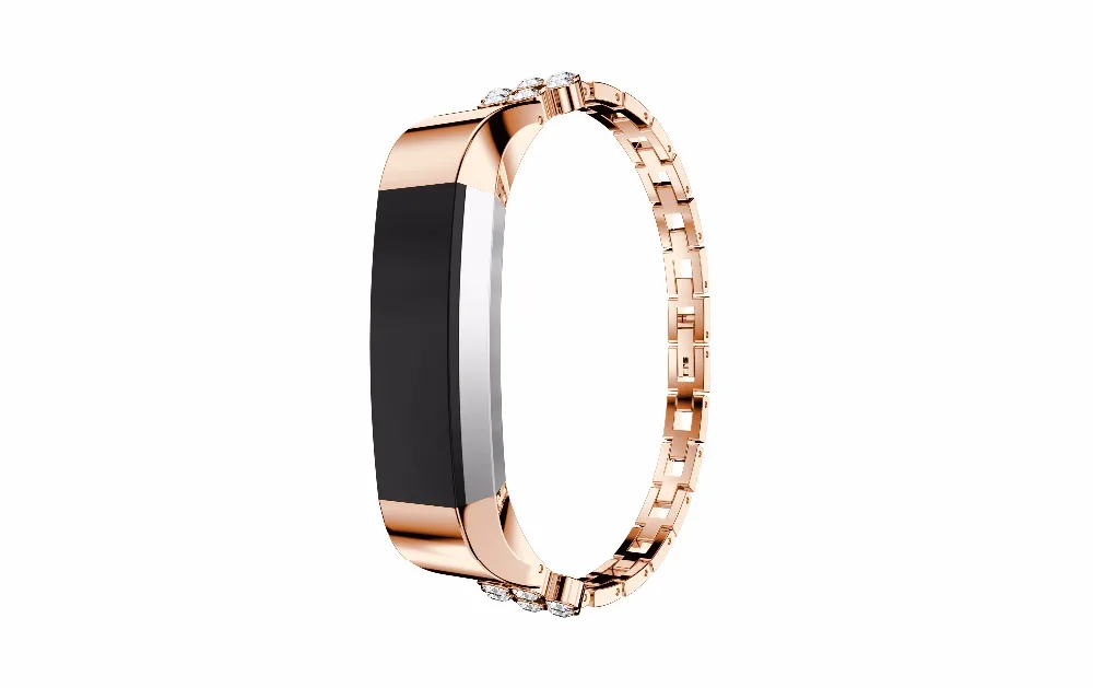 Цветок Нержавеющая сталь часы ремешок для Fitbit Alta HR Ремешок Для Fitbit Alta Correas де reloj Браслет Ремни