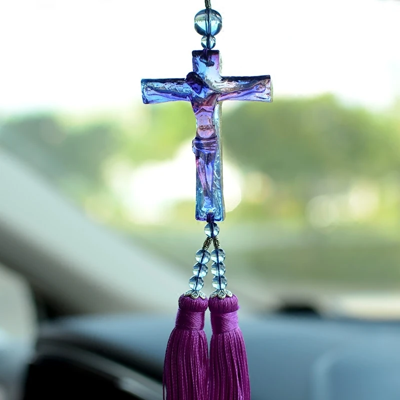 OHANNY the Cross of Jesus Подвеска для автомобиля символ мира в христианском стиле