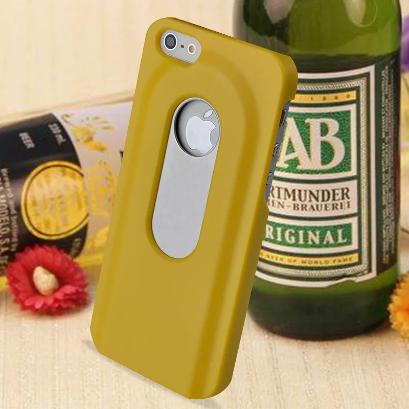 Beers Bottle Opener Hard Case for iPhone 5 5S SE 6 6S 7 8 Aluminum Back Cover Metal With Inner Stainless Steel New Arrival |