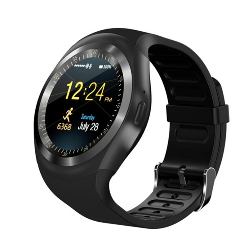 Y1 Смарт часы Bluetooth Relogio Android SmartWatch телефонный звонок GSM Sim пульт дистанционного