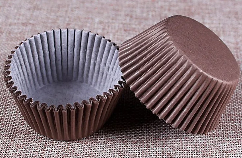 100 шт. радужные бумажные вкладыши для кексов Чехлы чашки выпечки яиц тарты поднос