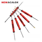 NEWACALOX 6 шт.компл. набор ручных инструментов, прецизионные компоненты, для пайки, шлифования, очистки, сварки, Ремонтный инструмент