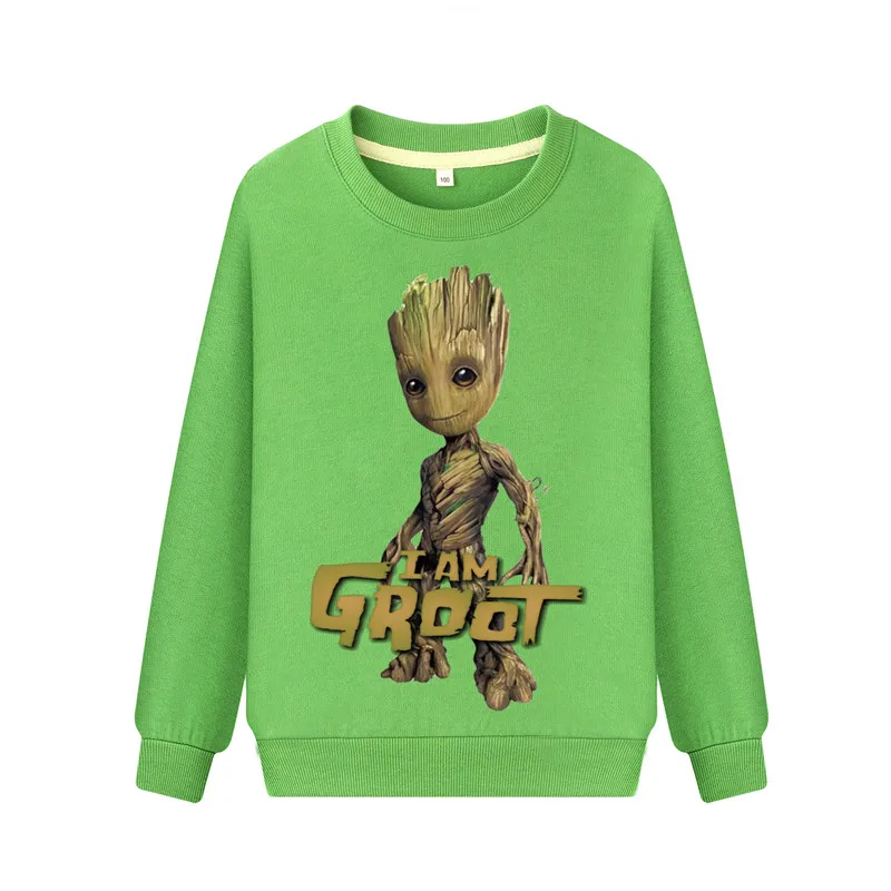 Детский свитер с героями мультфильмов I'm Groot одежда для малышей 100% хлопок топы