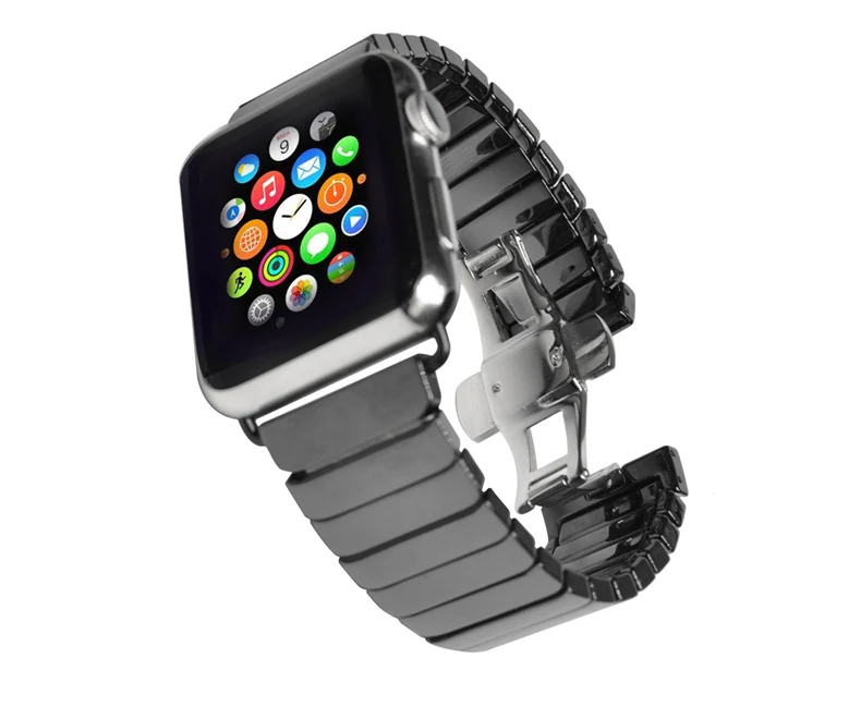 Керамический ремешок для часов Apple Watch Смарт часы ссылка браслет керамические