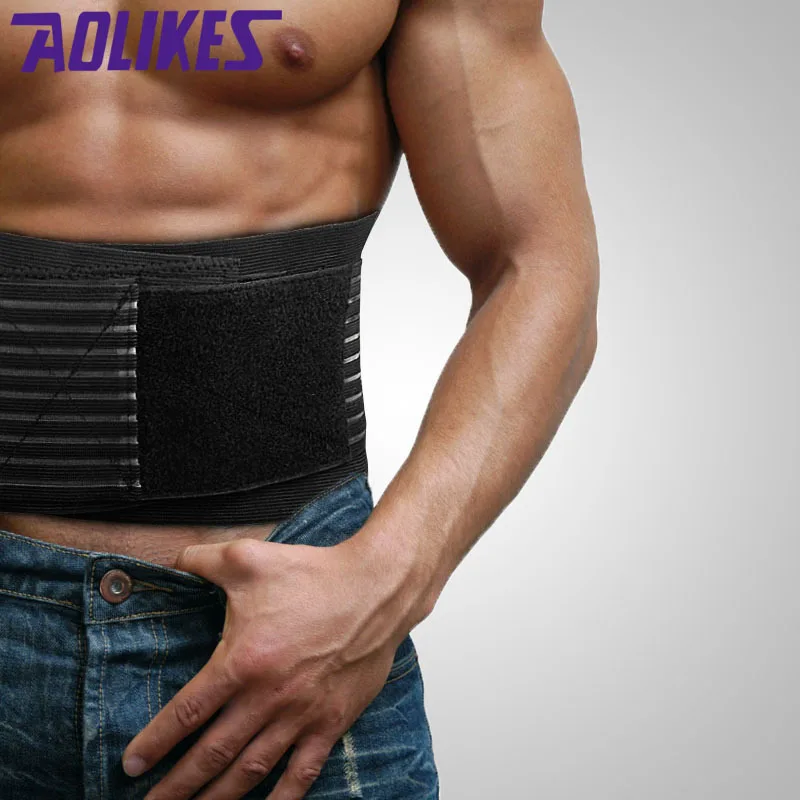 AOLIKES поясничная поддержка боль в талии травма спины Поддержка ing Brace для фитнеса