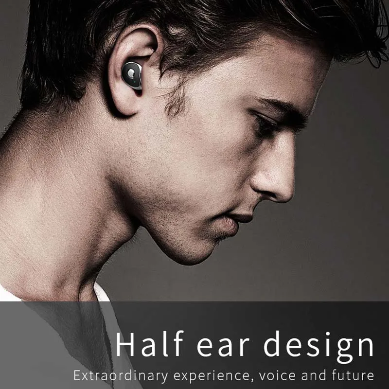 Teamyo TWS True беспроводные наушники V5.0 стерео для телефона HiFi бас шумоподавление с HD