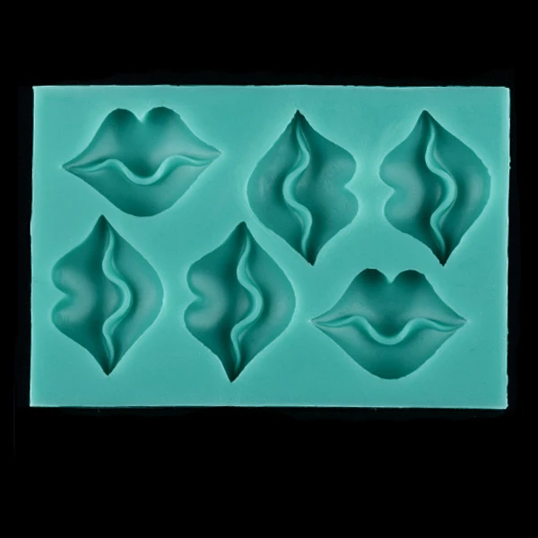 Lips Mouth Shape Instant Fondant Silicone Lace Mold Cake Baking Tools Decorating D318 | Дом и сад