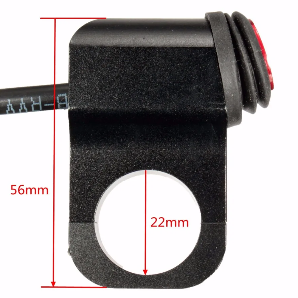 Justech 12V Motorcycle Handle Switch Light Trail Indicator Grip Waterproof ATV Handlebar Headlight Fog Spotlight On Off | Автомобили и