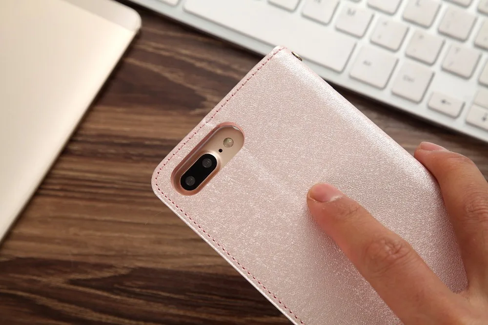 CMAI2 для iPhone 6S Чехол кожаный Шелковый Магнитный Флип-Кошелек Чехол PU для iPhone 6 7 8 Plus X XS XR XS MAX чехол с подставкой и карманом для карт