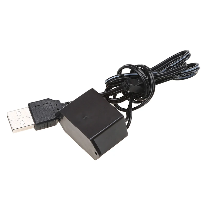 POSSBAY черный USB 5 В 1A инвертор питания/выход сигареты разъем регулятор постоянного тока для EL провода электролюмин