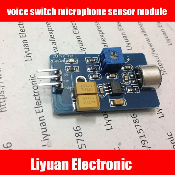 1 шт. звуковой датчик/голосовой переключатель микрофонный сенсорный