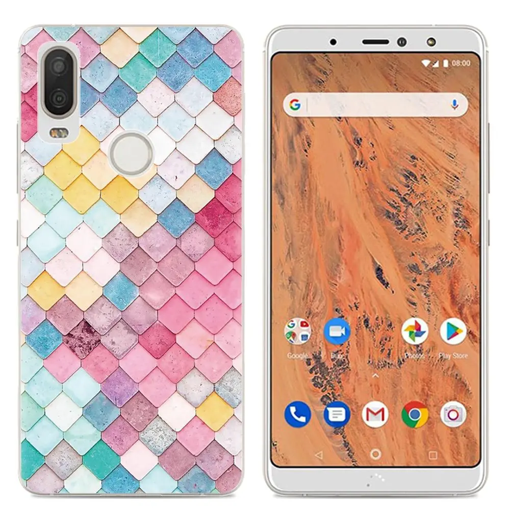 New Arrival Phone Case For BQ Aquaris X2 / Pro Active 1 5.65-inch Fashion Design Art Painted TPU Soft |