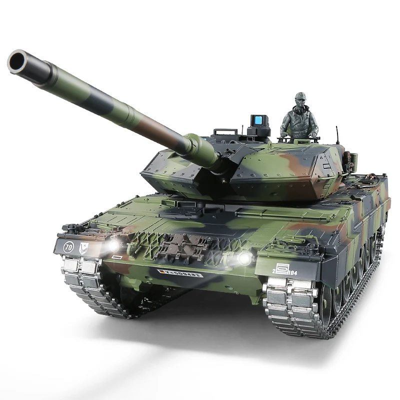1:16 Пособия по немецкому языку Леопардовый 2 A6 RC основной боевой танк 4 ГГц