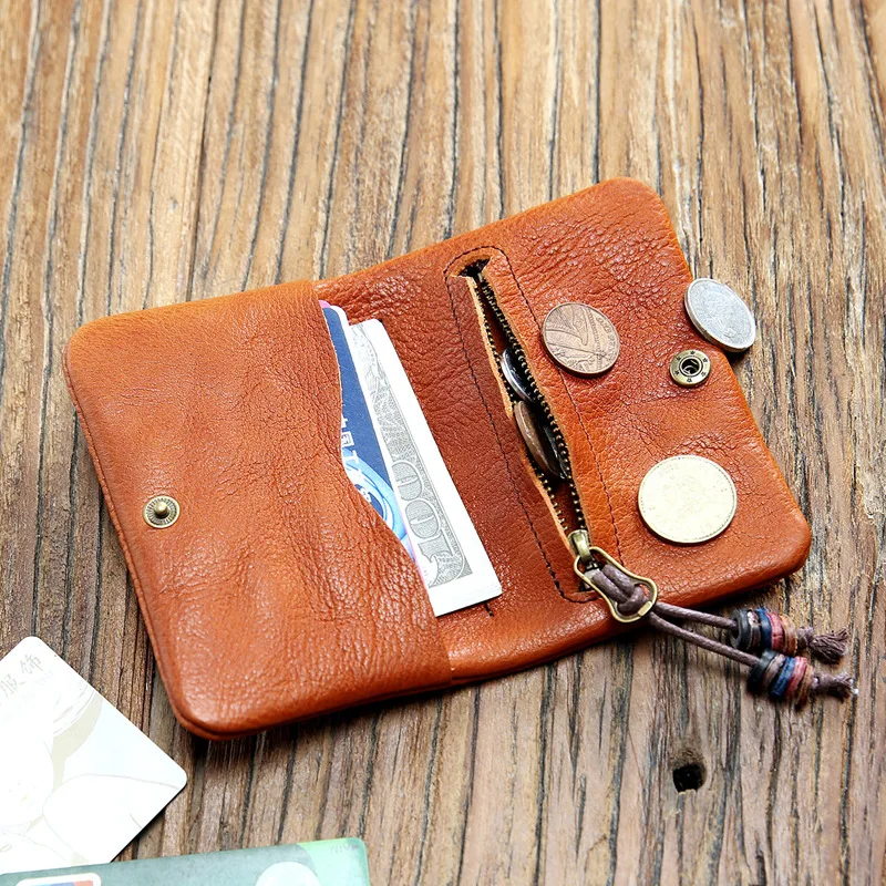 

SIKU genuine leathe purse handmade coin purses holders brand women wallet case