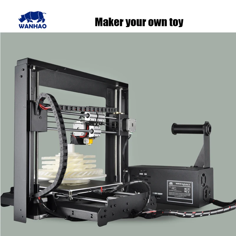 Комплект 3d принтера wanhao Prusa i3 V2.1 высокое качество модернизированный с ЖК экраном