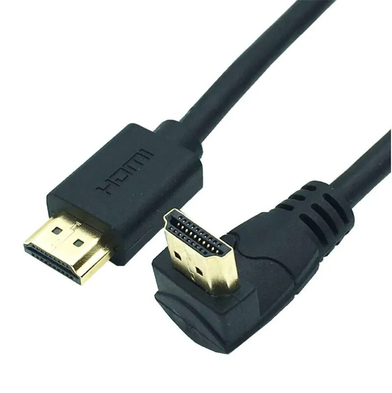 4K * 2K 60HZ HDMI 2 0 A папа к v2.0 кабель вниз и вверх влево вправо Угловой 90 градусов