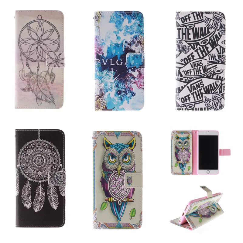 Чехол Кошелек из искусственной кожи с рисунком для Iphone 6 s чехол книжка Apple Plus 5 5S