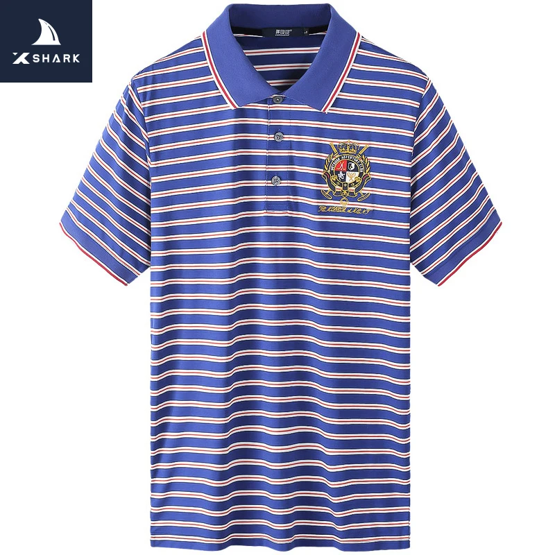 XSHARK брендовая одежда Для мужчин Camisa рубашка поло HOMBRE Бизнес Повседневное