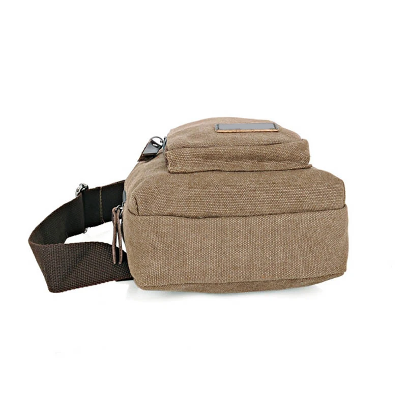 Man Military Messenger Casual Travel Chest Bag Canva Crossbody Back Pack Men's Shoulder |
