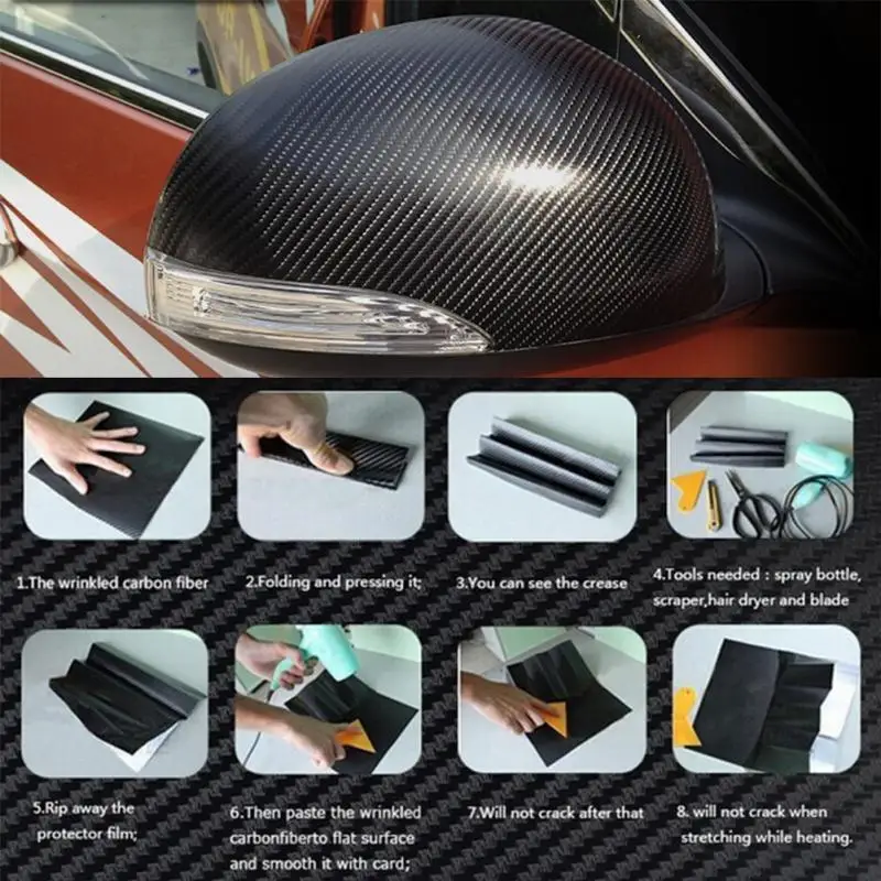 Новинка 100 мм х 1520 водонепроницаемая автомобильная наклейка своими руками